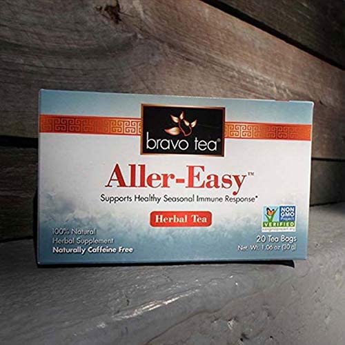 Bravo Tea - 100% Natural Aller-Easy Herbal Tea - 20 Tea Bags Hot on Sale