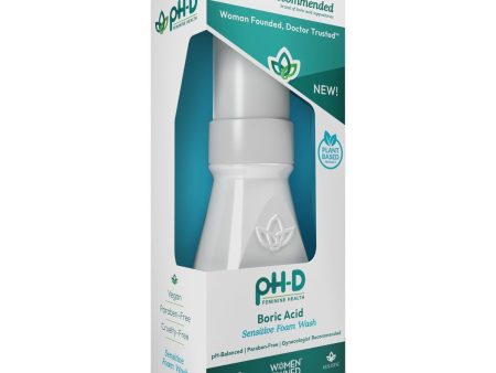 PHD FEMININE HEALTH - Boric Acid Sensitive Foam Wash - 6 fl oz (177 ml) Online Sale