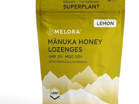 MELORA - Manuka Honey Lozenges, Lemon - 2.1 oz (60 g) Sale