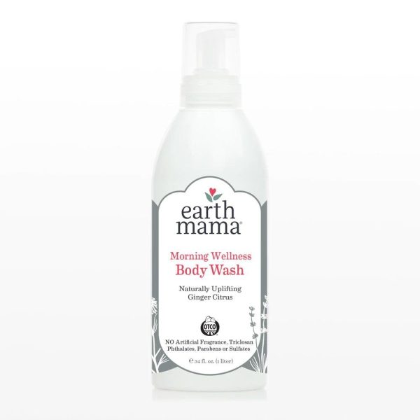 EARTH MAMA - Morning Wellness Body Wash - 34 fl. oz. (1 Liter) For Sale