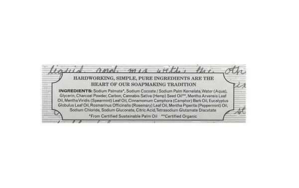 THE GRANDPA SOAP - Charcoal Travel Size Bar Soap - 1.35 oz (38 g) on Sale