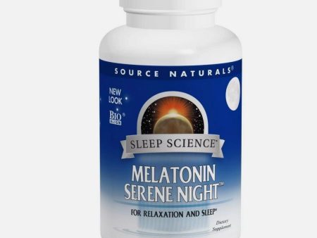 SOURCE NATURALS - Serene Science Melatonin Serene Night 3 mg - 60 Tablets on Sale