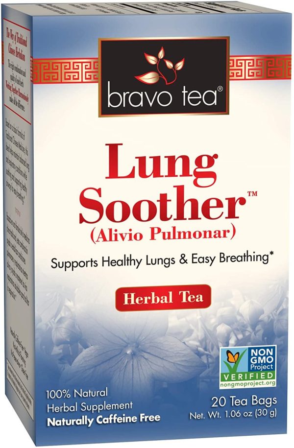 BRAVO TEAS - Lung Soother Herbal Tea - 20 Tea Bags Discount