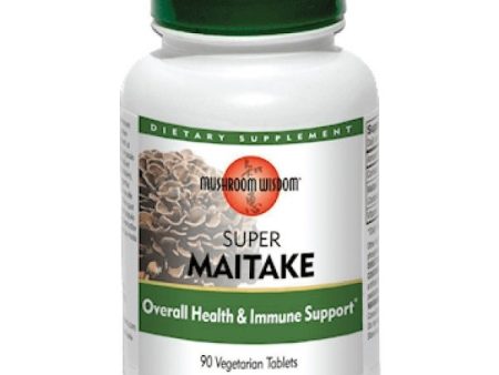 MUSHROOM WISDOM - Super Maitake - 90 Vegetarian Tablets Online Sale