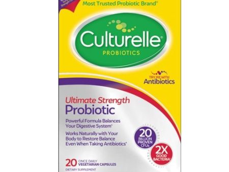 CULTURELLE - Digestive Health Ultimate Strength - 20 Vegetarian Capsules Fashion