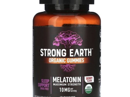 YUM V S - Strong Earth Organic Melatonin 10mg - 60 Gummies For Sale