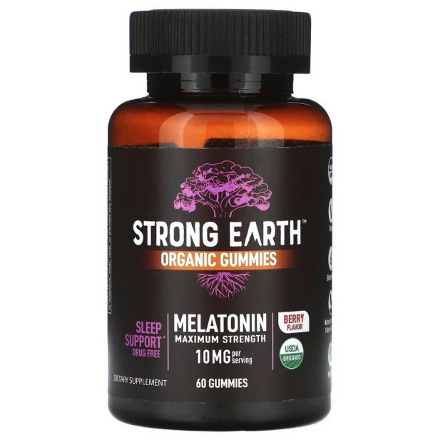 YUM V S - Strong Earth Organic Melatonin 10mg - 60 Gummies For Sale