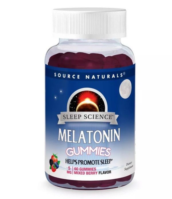 SOURCE NATURALS - Sleep Science Melatonin 5 mg Mixed Berry - 60 Gummies Sale