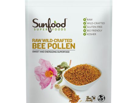 SUNFOOD - Raw Wild-Crafted Bee Pollen - 8 oz (227 g) Online Sale