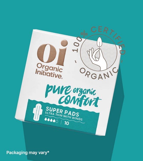 ORGANIC INITIATIVE - Organic Super Ultra Thin Pads with Wings - 10 Count For Cheap