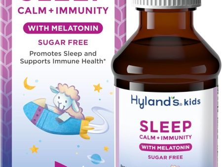 HYLANDS - Kids Sleep Calm + Immunity with Melatonin Grape - 4 fl oz (118 ml) For Discount