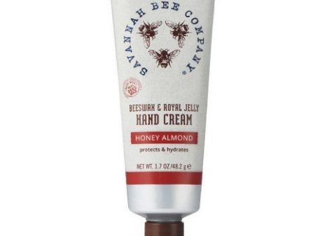 SAVANNAH BEE COMPANY - Original Honey Almond Beeswax Hand Cream - 1.7 oz (48.2 g) Hot on Sale