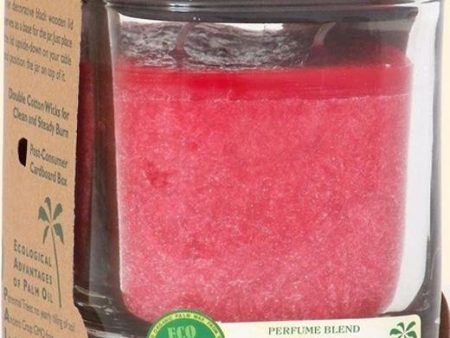 ALOHA BAY - Eco Palm Wax Candle Love Red - 8 oz. (227 g) Hot on Sale