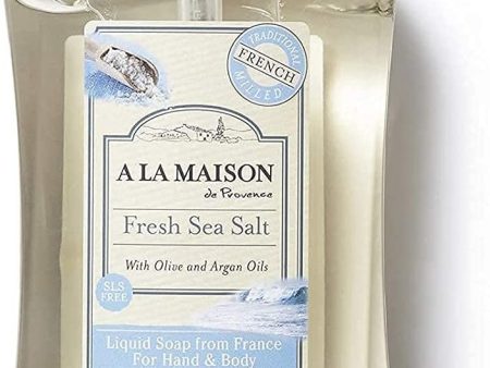 A LA MAISON - French Liquid Soap Fresh Sea Salt - 16.9 fl. oz. (500 ml) Cheap