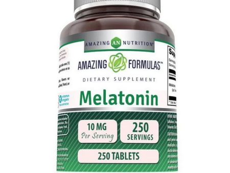 AMAZING NUTRITION - Amazing Formulas Melatonin 10 mg - 250 Tablets For Sale