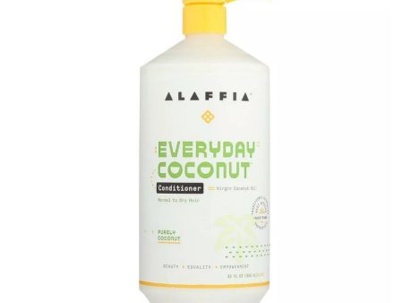 ALAFFIA - EveryDay Coconut Conditioner - Purely Coconut - 32 fl oz (950 ml) on Sale