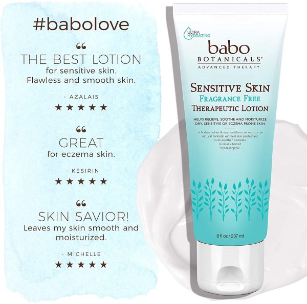 BABO - Sensitive Skin Hydra Therapy Lotion Fragrance Free - 8 fl. oz. (237 ml) Discount