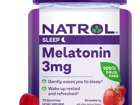 NATROL - Melatonin 3mg - 70 Gummies Hot on Sale