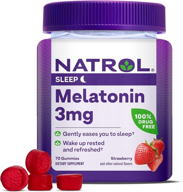 NATROL - Melatonin 3mg - 70 Gummies Hot on Sale