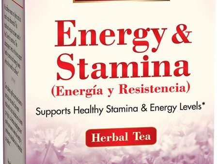 BRAVO TEAS - Energy & Stamina Herbal Tea - 20 Tea Bags Sale