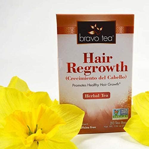 Bravo Tea - 100% Natural Hair Regrowth Herbal Tea - 20 Tea Bags Hot on Sale