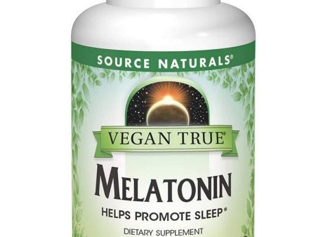 SOURCE NATURALS - Vegan True Melatonin 3 mg - 60 Vegetarian Capsules Online Sale