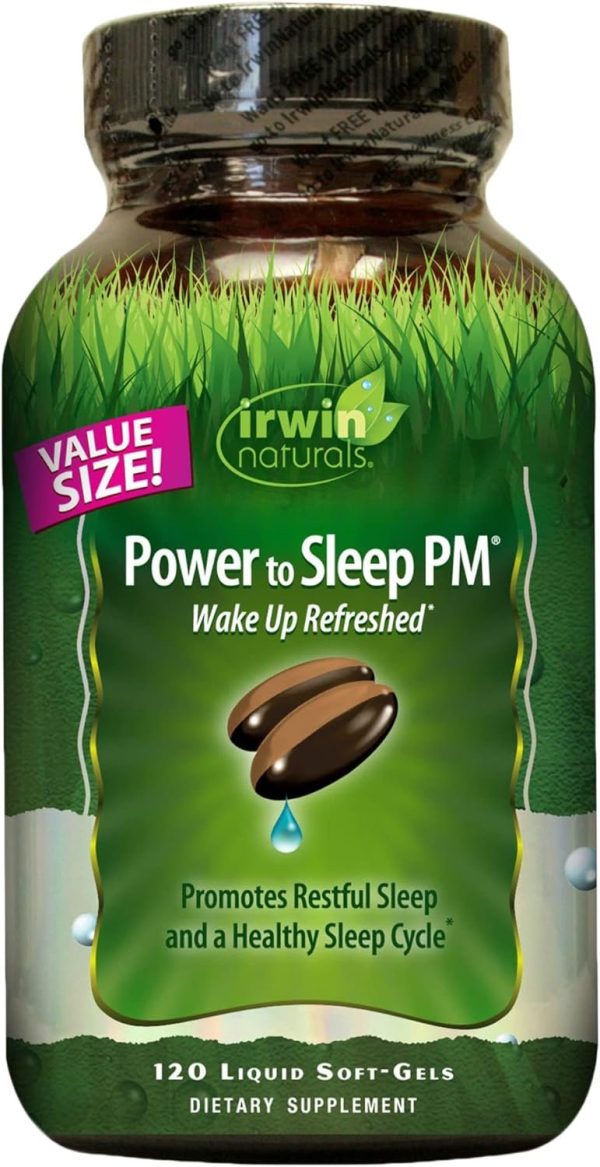 IRWIN NATURALS - Power to Sleep PM Value Size - 120 Softgels For Discount