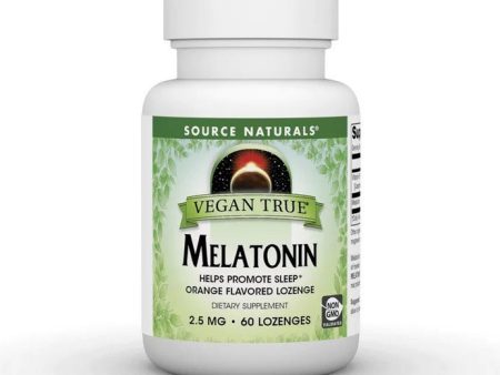 SOURCE NATURALS - Vegan True Melatonin 2.5 mg Orange - 60 Lozenges For Sale