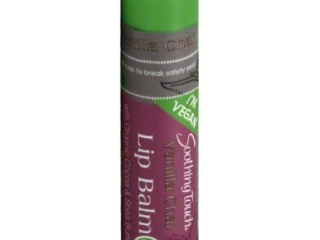 SOOTHING TOUCH - Vanilla Chai Vegan Lip Balm - 0.25 oz. Lip Balm Hot on Sale