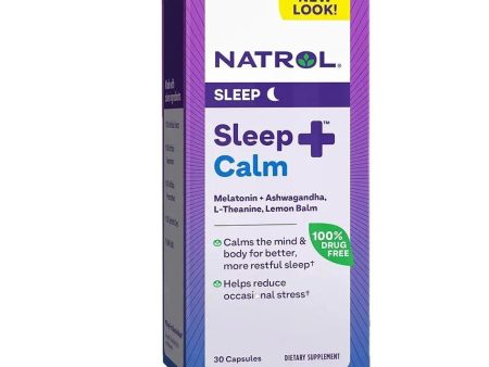 NATROL - Sleep+ Calm - 30 Capsules Hot on Sale