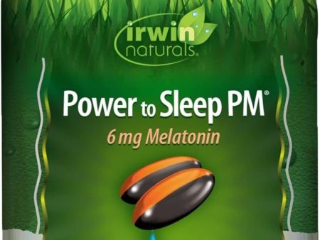 IRWIN NATURALS - Power to Sleep PM 6 mg Melatonin - 60 Softgels For Cheap