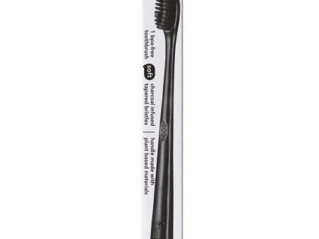 HELLO - BPA Free Charcoal Bristle Toothbrush - 1 Count on Sale