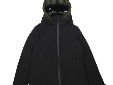 Al Riders On The Storm Kids Black Down Goggle Hood Jacket For Discount