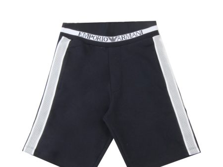 Armani Junior Logo Print Jersey Shorts Online