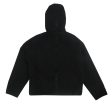 Armani Junior Black Logo Tape Hooded Jacket Online now