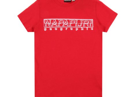 Napapijri Junior Chest Logo T-shirt Supply