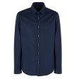 Michael Kors Navy Button-Up Shirt Online now