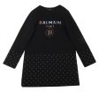 Balmain Kids Logo Print Dress Online now