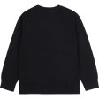 Boss Kids Black Rubberised Logo Knitted Sweatshirt Hot on Sale