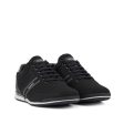 BOSS Black Knitted Upper Low Top Trainers Discount