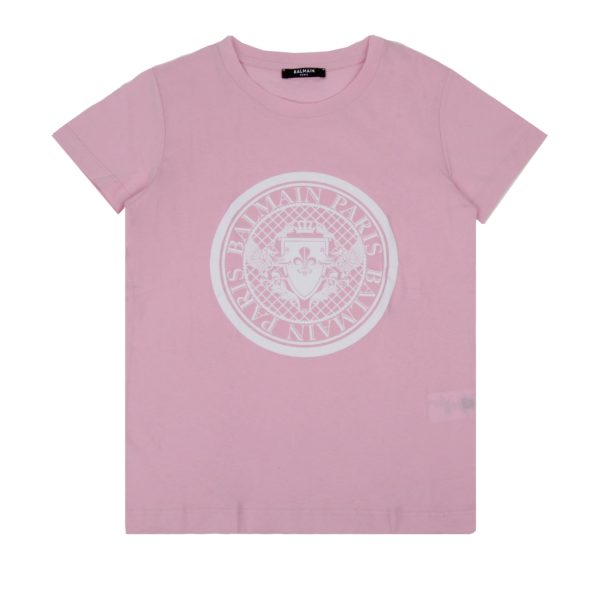 Balmain Kids Coin Logo T-shirt For Cheap