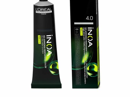 Permanent Dye L Oreal Professionnel Paris Inoa Nº 4.0 60 g For Cheap