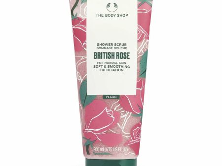 Body Exfoliator The Body Shop British Rose 200 ml For Discount