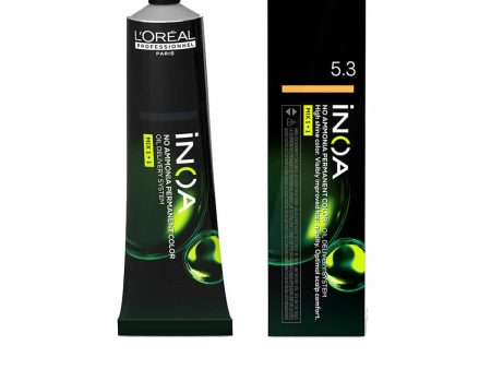 Permanent Dye L Oreal Professionnel Paris Inoa Nº 5.3 60 g For Sale