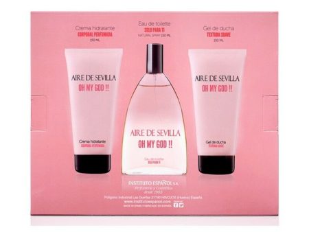 Women s Perfume Set Oh My God Aire Sevilla (3 pcs) (3 pcs) For Discount