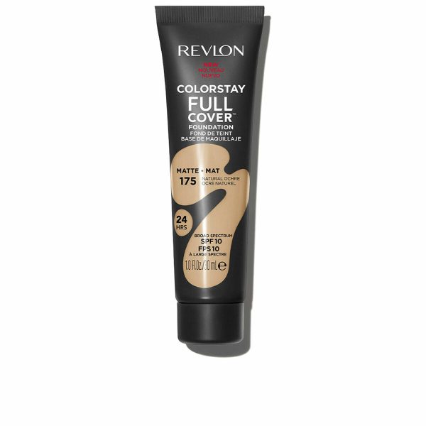 Crème Make-up Base Revlon ColorStay Full Cover Nº 175 Natural Ochre 30 ml For Discount