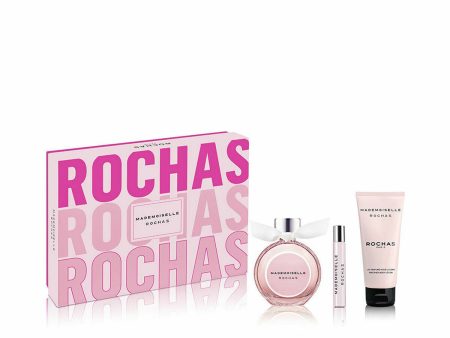 Women s Perfume Set Rochas MADEMOISELLE ROCHAS 3 Pieces Online now