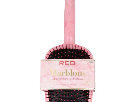 Detangling Hairbrush Red Kiss Kiss Marblous Pink Online Sale