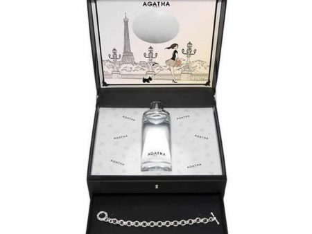 Agatha Paris Un Matin à Paris Women s Perfume Gift Set – Eau de Toilette 100 ml & Bracelet Discount