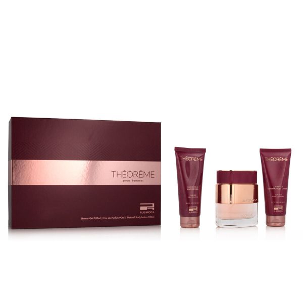 Women s Perfume Set Rue Broca Théorème Pour Femme EDP 3 Pieces For Discount